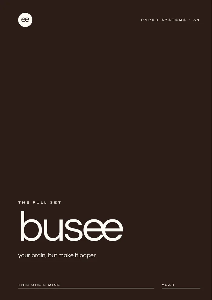 BUSEE A4 cover