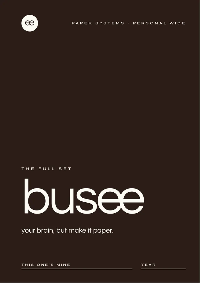 BUSEE Personal Wide cover