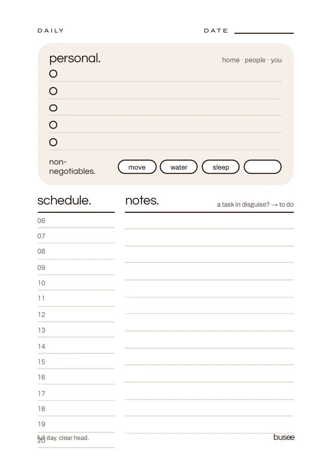 BUSEE today page